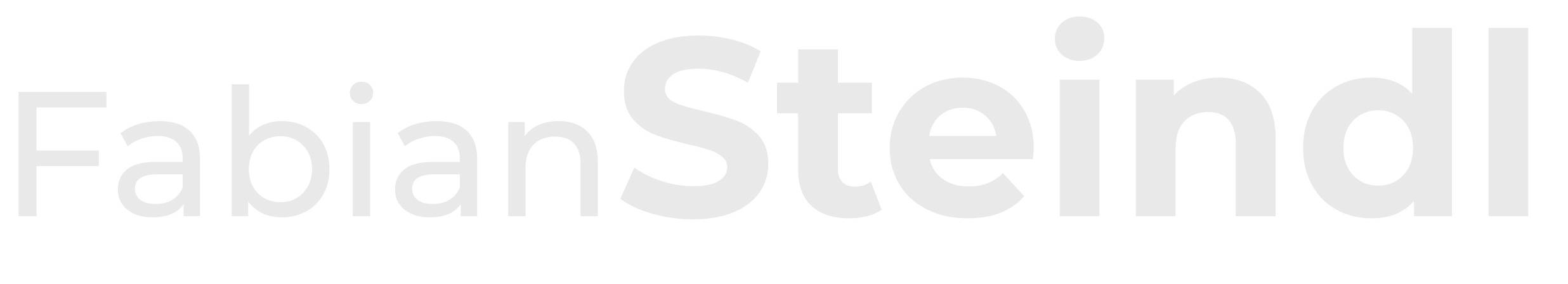 Logo - Schriftzug Fabian Steindl